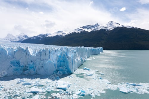 Preview: Perito Moreno Glacier View, Patagonia Landscape, Argentina. Patagonian Landmark