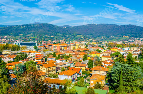 Preview: Aerial View Of Bergamo, Italy