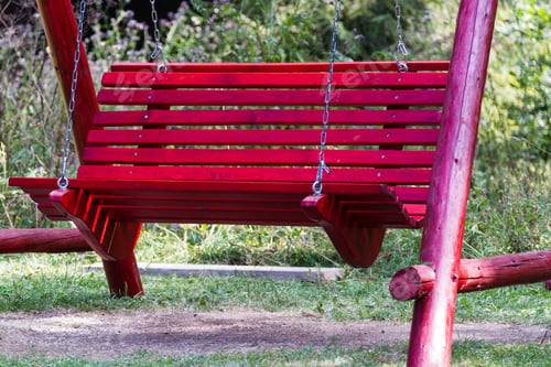 Preview: Swinging Bench In The Garden
