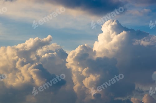 Preview: Landscape With Dramatic Light - Beautiful Golden Sunset With Saturated Sky And Clouds.