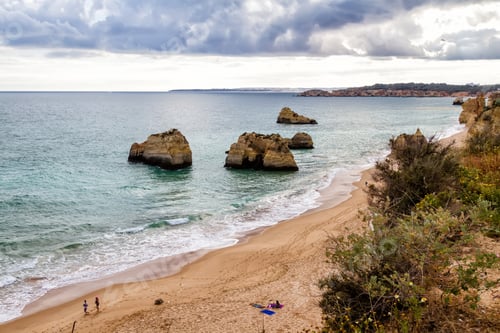 Preview: Portimao, Algarve Sea Shore In Portugal.