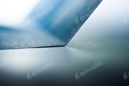 Preview: Macro, Abstract, Background Picture Of A Blue Paper On Paper Background
