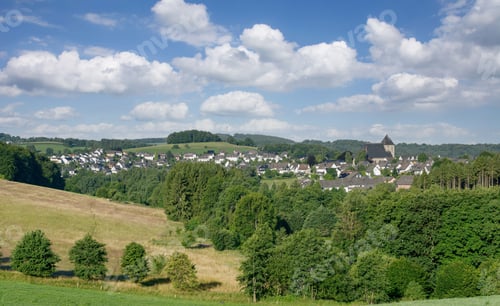 Preview: Village Of Frielingsdorf Near Lindlar In Bergisches Land,Germany