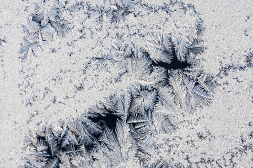 Preview: Ice Flowers On Glass - Texture