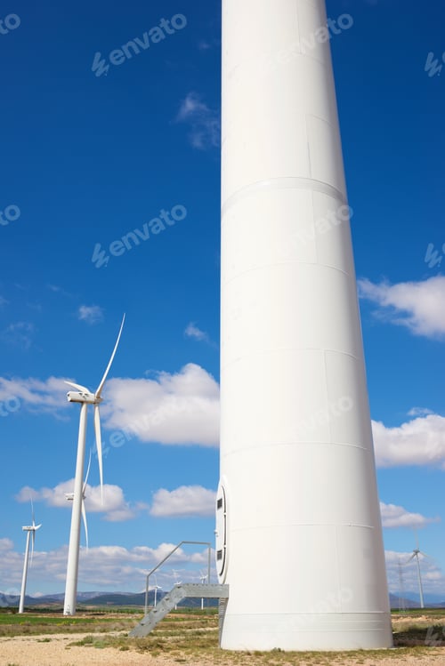 Preview: Windmills For Electric Power Production, Zaragoza Province, Aragon, Spain