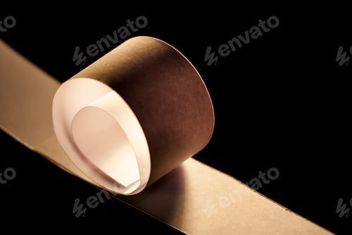 Preview: Colorful Paper Shapes. Image Has Grain Texture Visible On Maximum Size