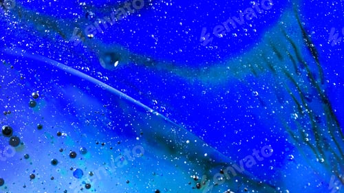 Preview: Abstract, Colorful Composition With Oil, Water And Ink. High Resolution And Quality