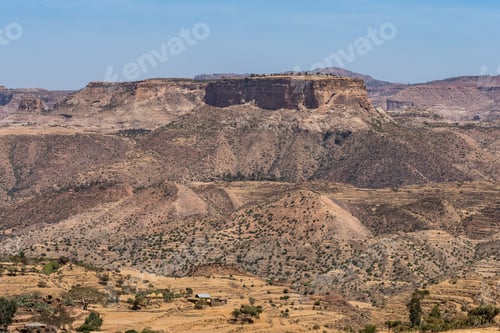 Preview: Landscape In Gheralta In Tigray, Northern Ethiopia.
