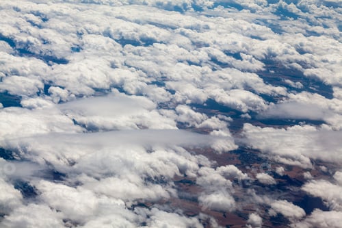 Preview: Beautiful, Dramatic Clouds And Sky Viewed From The Plane. High Resolution And Quality