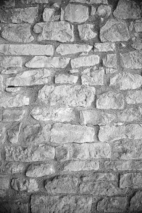 Preview: Old Stone Wall, Stone Wall Detail In The City, Old Textured Background