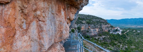 Preview: De La Pietat Shrine And The Abrics De L'Ermita Rock Art Nearby Ulldecona Village Of Terres De