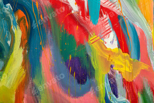 Preview: Art Background. Self Made Abstraction.