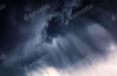 Preview: Severe Rain And Dark And Dramatic Storm Clouds