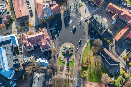 Preview: Aerial View Over The Cesis City (Latvia)