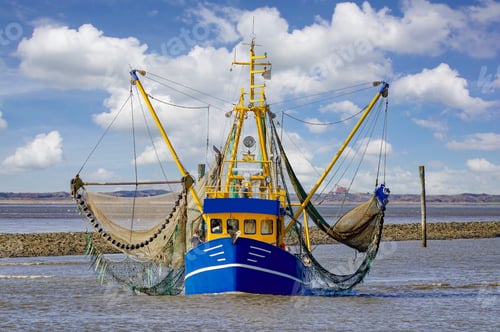 Preview: Shrimp Boat At North Sea,East Frisia,Lower Saxony,Germany