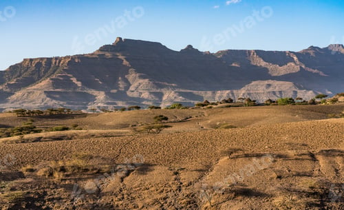 Preview: Mountains, Fields And Hills In The Highlands Of Lalibela, Ethiopia