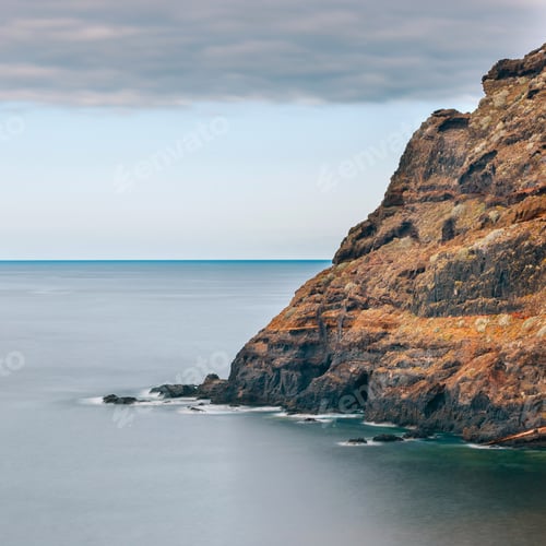 Preview: Rocky Coast Of Tenerife, Long Time Exposure