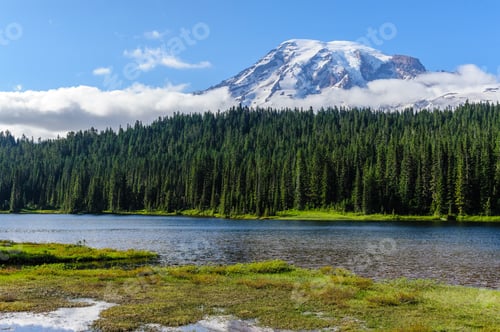 Preview: Mount Rainier And Reflection Lake In The Late Evening Light
