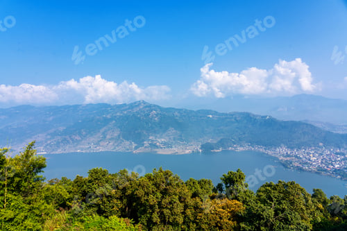 Preview: Panoramic View Of Annapurna Dhaulagiri And Manaslu Himalayan Range, Pokhara And Phewa Lake, Pokhara