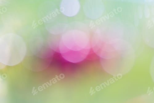 Preview: Abstract, Blurred, Colorful Composition With Oil, Water, Ink, Bubbles And Bokeh