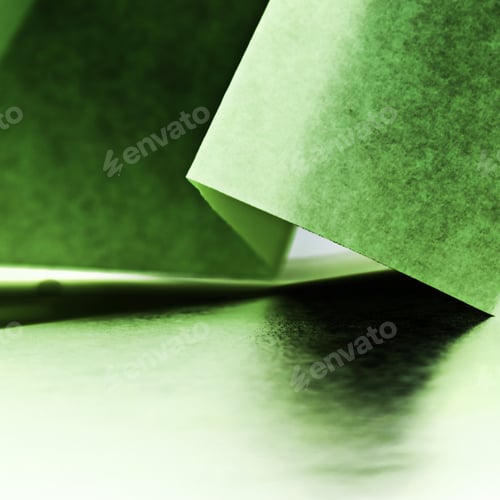 Preview: Colorful Paper Shapes With Paper Background