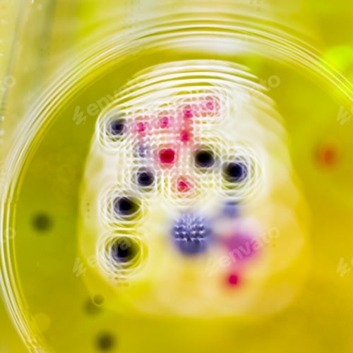 Preview: Abstract, Blurred, Colorful Composition With Oil, Water And Ink