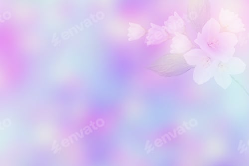 Preview: White Jasmine. The Branch Delicate Spring Flowers