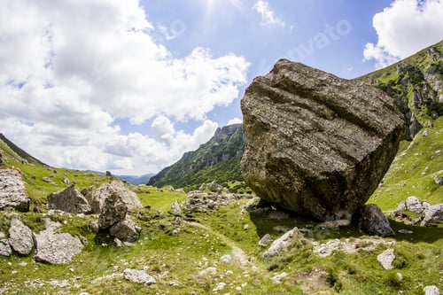 Preview: Landscape With Rocks From Bucegi Mountains, Part Of Southern Carpathians In Romania