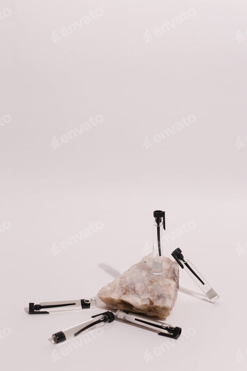 Preview: Perfume Bottle On The Neutral Modern Background