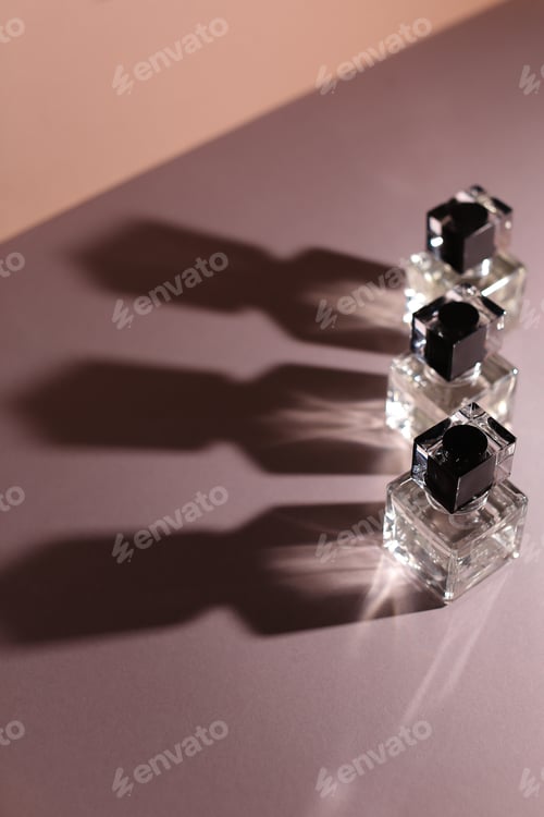 Preview: Perfume Bottle On The Neutral Modern Background