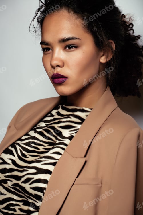 Preview: Young Pretty Black Skinned Woman