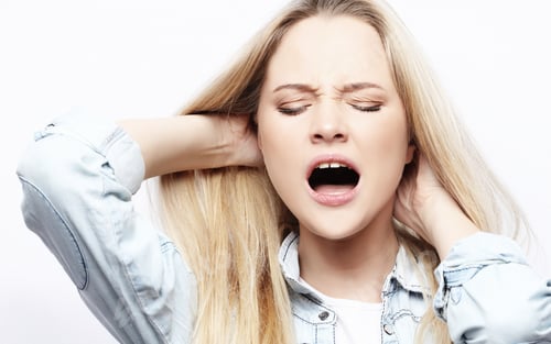 Preview: Young Attractive Woman Screaming In Horror