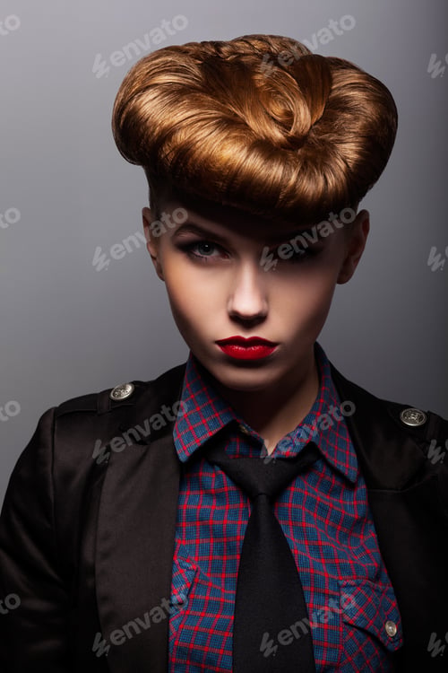Preview: Upset. Sadness - Styled Thinking Woman - Melancholy. Hippie