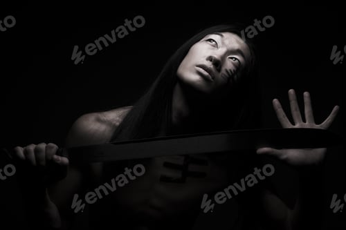 Preview: Asian Boy With Weapons