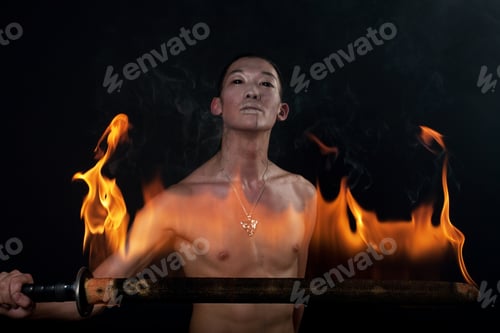 Preview: Young Asian Man With Fire Show