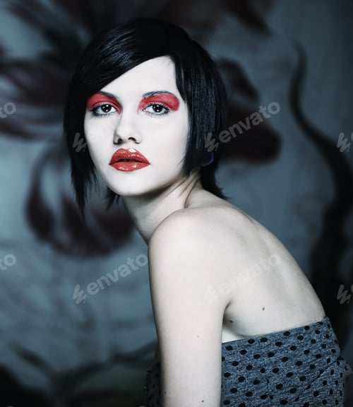 Preview: Beautiful Female Fashion Model Posing