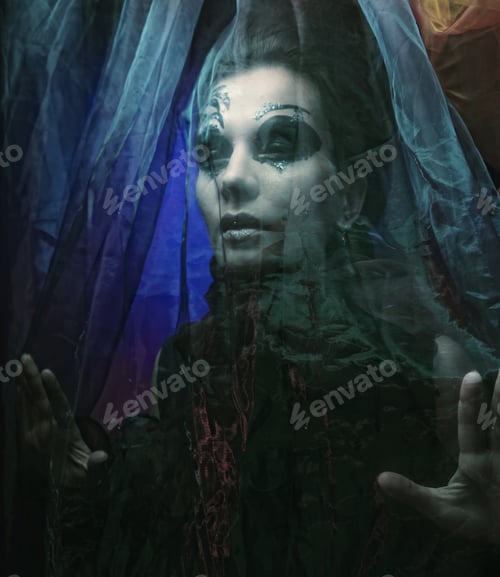 Preview: Dark Beautiful Gothic Princess.Halloween Party.