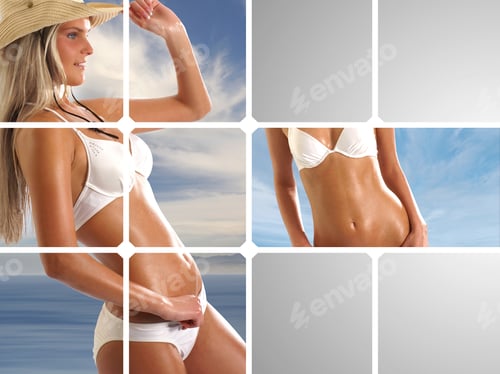 Preview: Resort Collage Made Of Many Photos