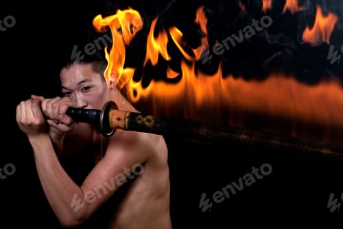 Preview: Young Asian Man With Fire Show