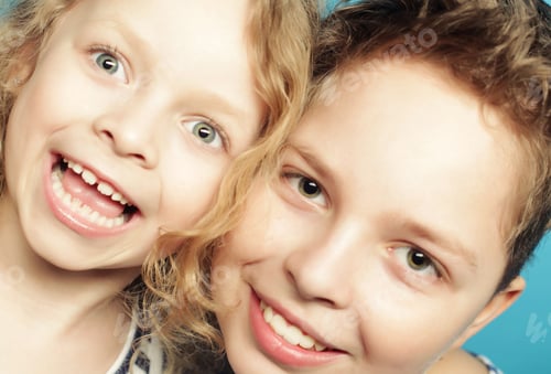 Preview: Children - Sister And Brother, Happy Family