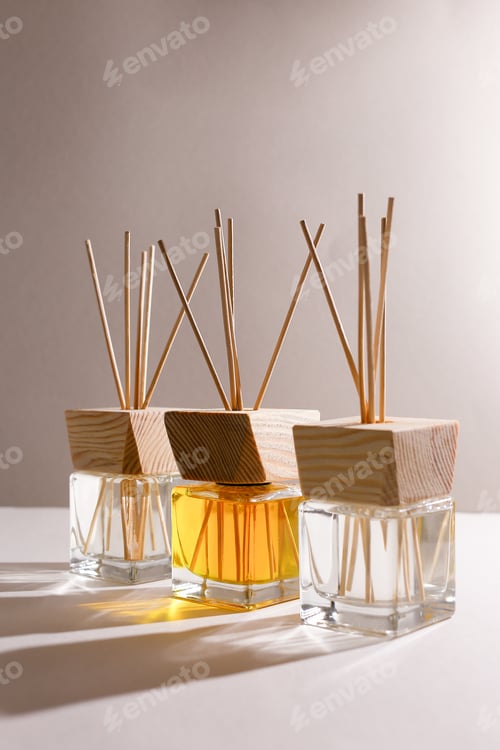 Preview: Herbal And Oil Treatment Equipment In Relaxing Spa Scene.