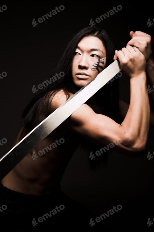 Preview: Asian Boy With Weapons