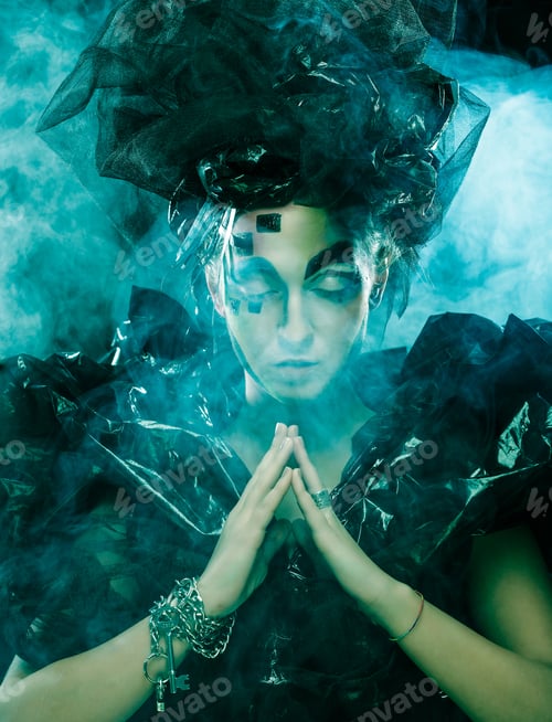 Preview: Dark Beautiful Gothic Princess.Halloween Party.