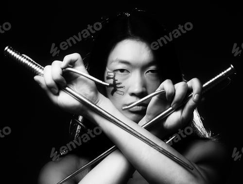 Preview: Asian Boy With Weapons