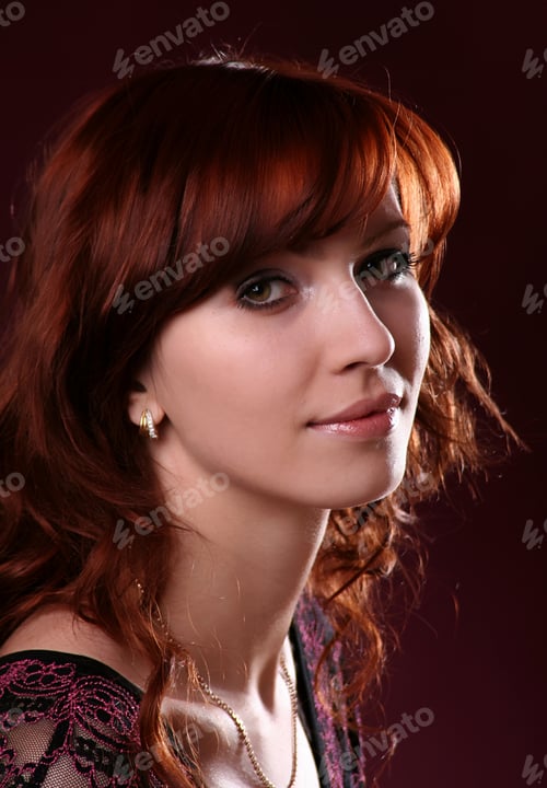 Preview: Portrait Of A Beautiful, Seductive Business Woman