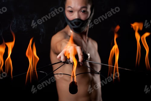 Preview: Young Asian Man With Fire Show