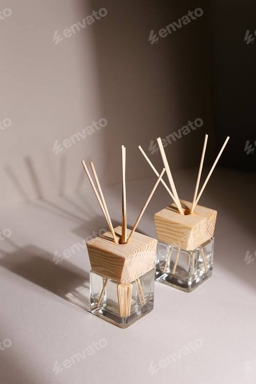 Preview: Herbal And Oil Treatment Equipment In Relaxing Spa Scene.