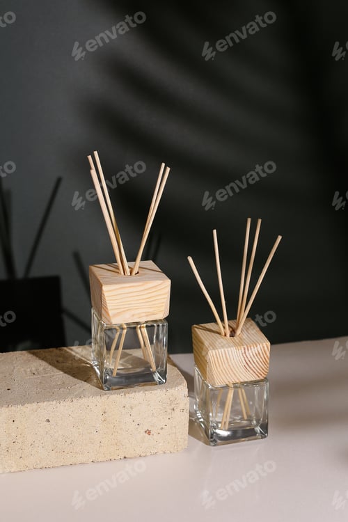 Preview: Herbal And Oil Treatment Equipment In Relaxing Spa Scene.