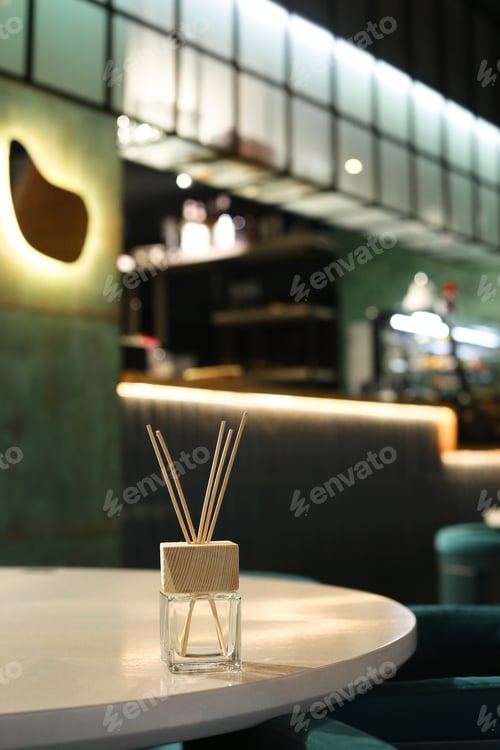 Preview: Herbal And Oil Treatment Equipment In Relaxing Spa Scene.
