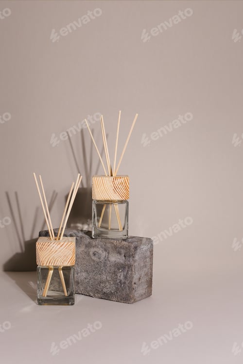 Preview: Herbal And Oil Treatment Equipment In Relaxing Spa Scene.